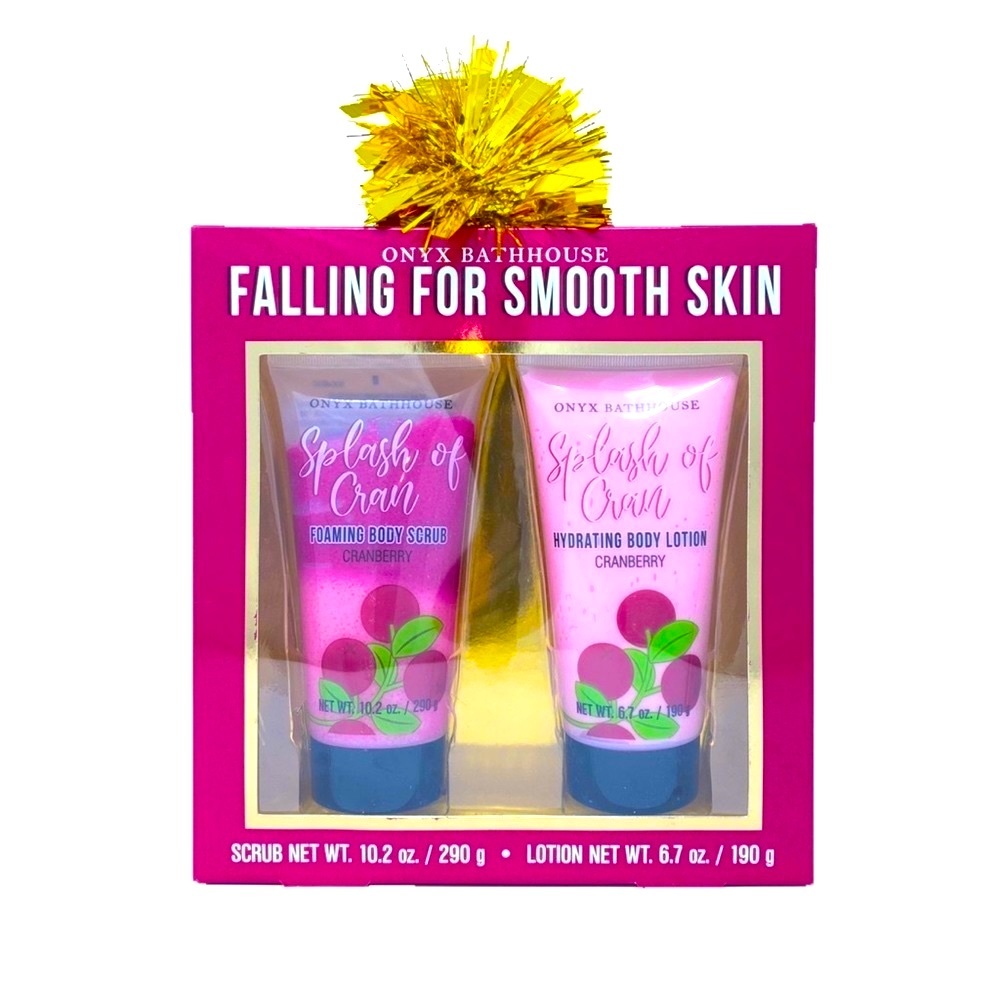 NIB Onyx Bathhouse FALLING FOR SMOOTH SKIN Gift Set